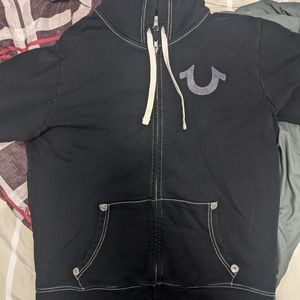 Buddha logo zip hoodie